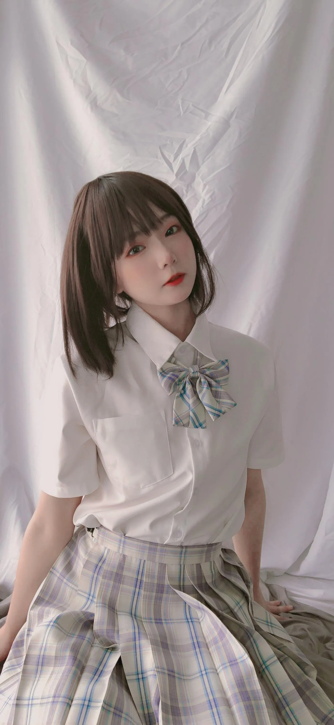 是青水 – NO.12 学妹jk自拍 [33P]插图5